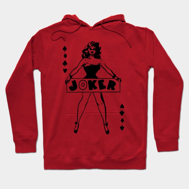 Poker Cards Lady Hoodie by PolygoneMaste